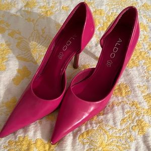 Pink Aldo pumps